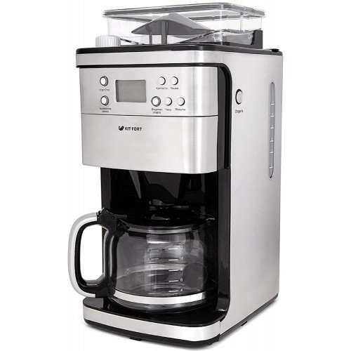 Кофемашина Kitfort KT-705 серебристая  купить,99090