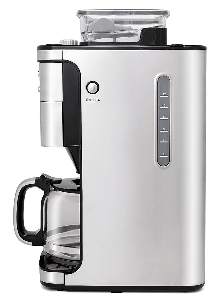 Кофемашина Kitfort KT-705 серебристая  купить,99090