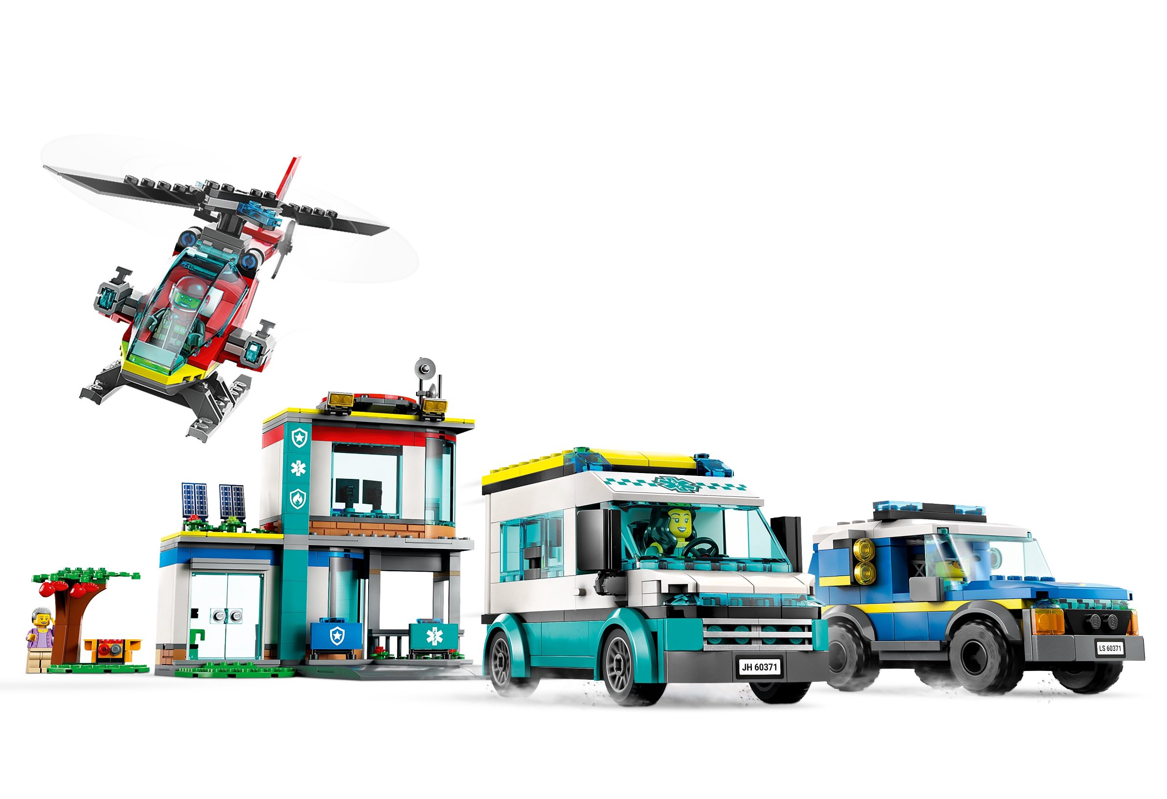 Конструктор Lego City Штаб аварийных транспортных средств 60371 706 деталей купить,NaN