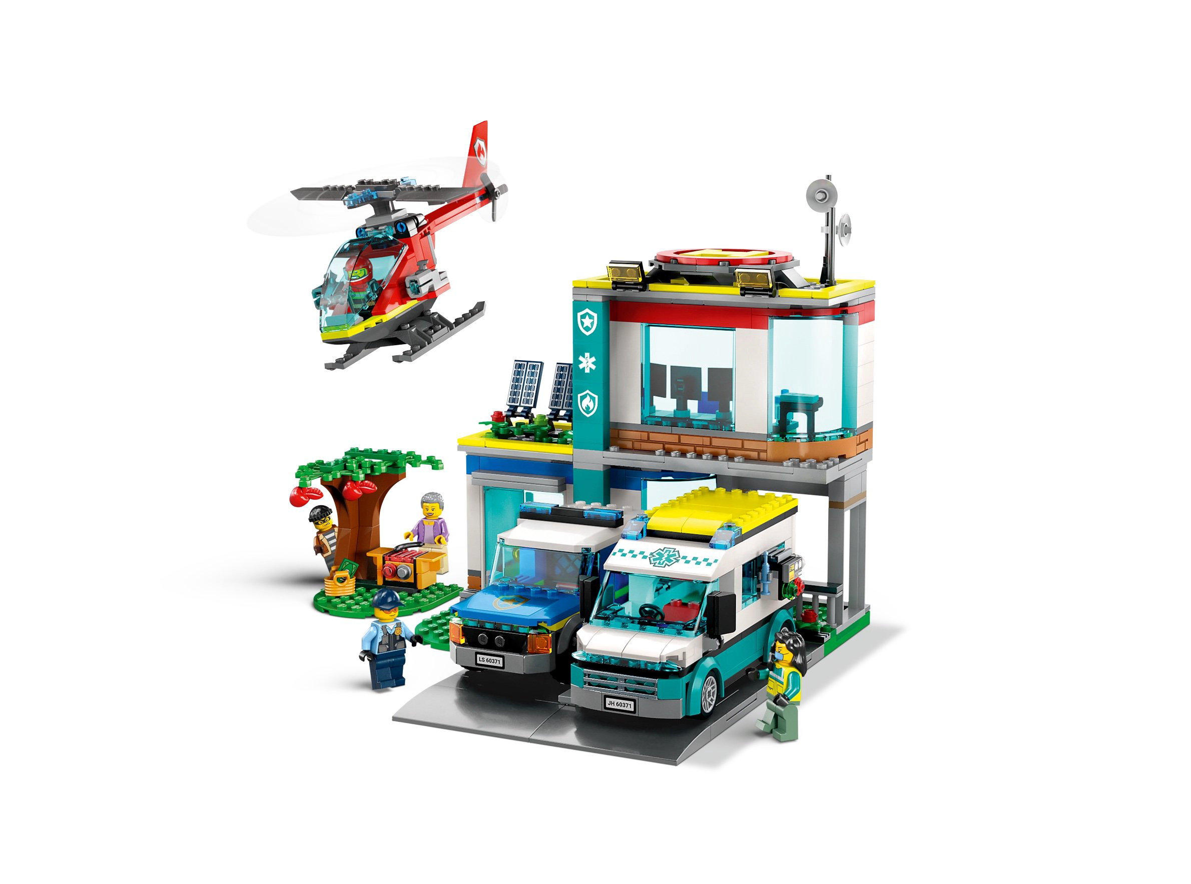 Конструктор Lego City Штаб аварийных транспортных средств 60371 706 деталей купить,NaN