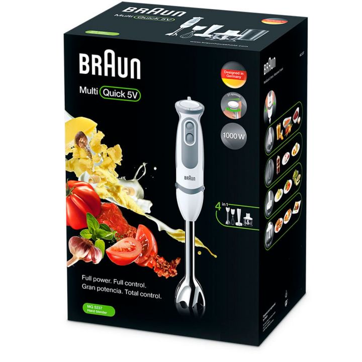 Блендер Braun MQ 5237 WH белый купить,0