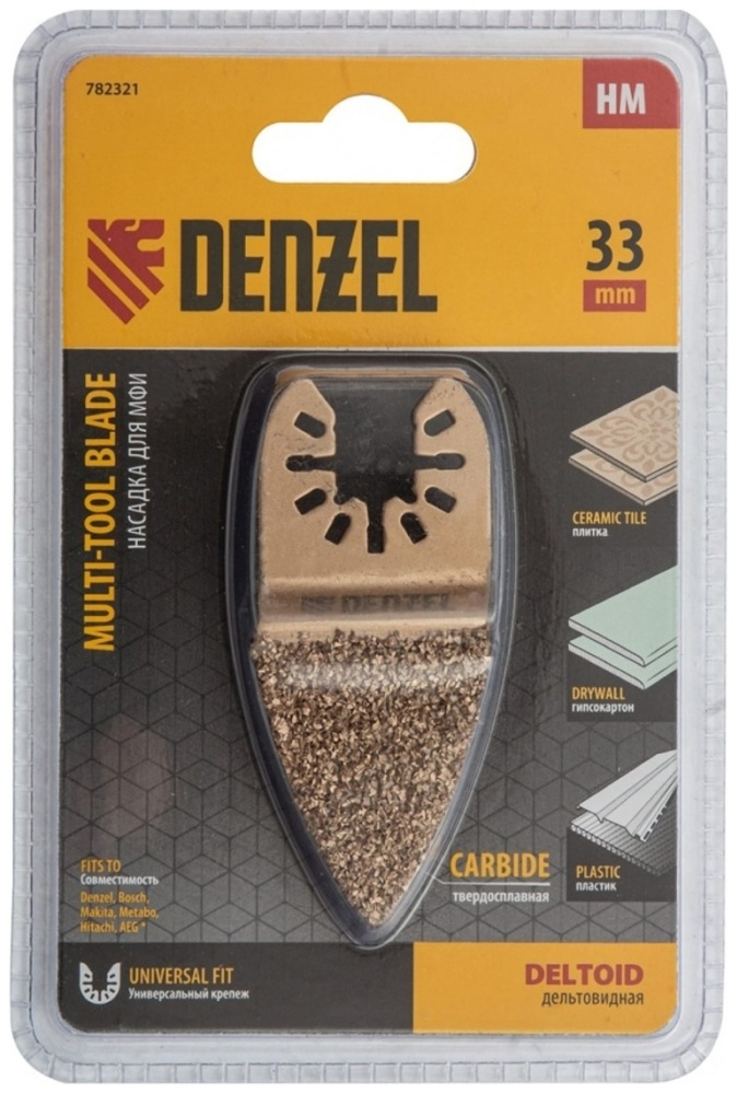 Насадка Denzel 782321 HM 33мм 1 шт купить,5680