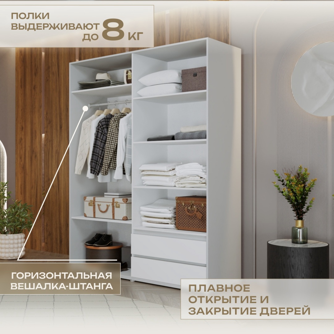 Гарнитур спальный Asia Brend Глория 4дв белый купить,NaN