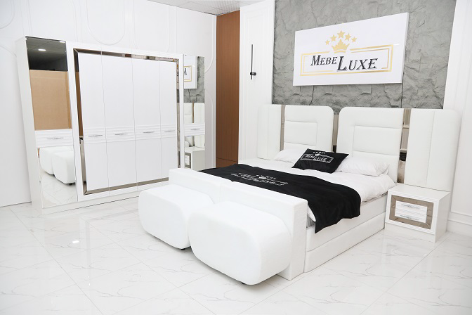 Гарнитур спальный Mebel Luxe Фантом белый купить,NaN