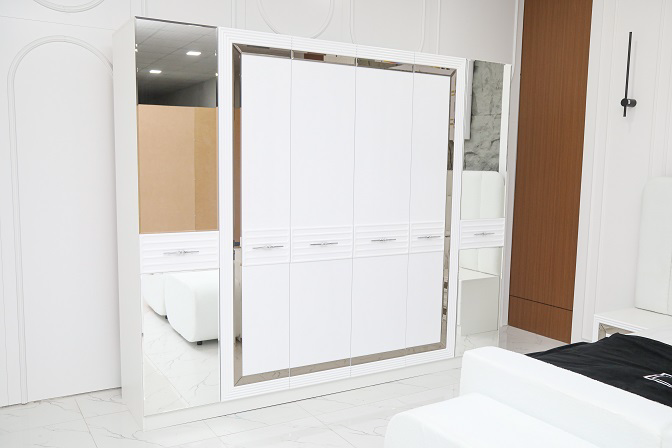 Гарнитур спальный Mebel Luxe Фантом белый купить,NaN