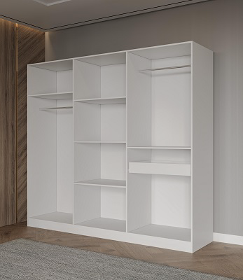 Гарнитур спальный Mebel Luxe Белуччи бежево-белый купить,NaN