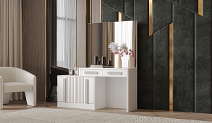 Гарнитур спальный Mebel Luxe Фабиана серо-белый  купить,NaN