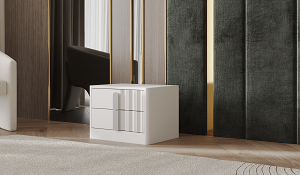 Гарнитур спальный Mebel Luxe Фабиана серо-белый  купить,NaN