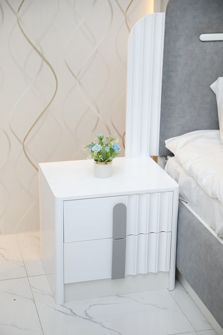 Гарнитур спальный Mebel Luxe Фабиана серо-белый  купить,NaN