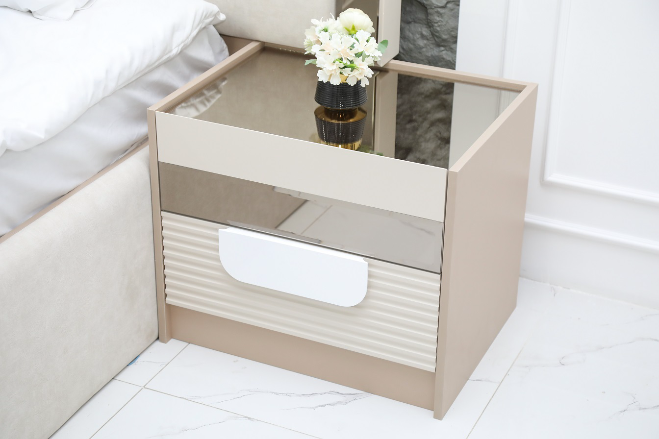 Гарнитур спальный Mebel Luxe Кавелла бежевый купить,NaN