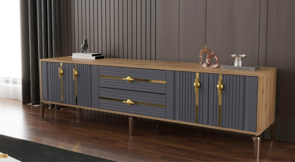 Тумба Grand Miks ГМТВ1 Грейс 200х20х56см бежево-белый купить,NaN