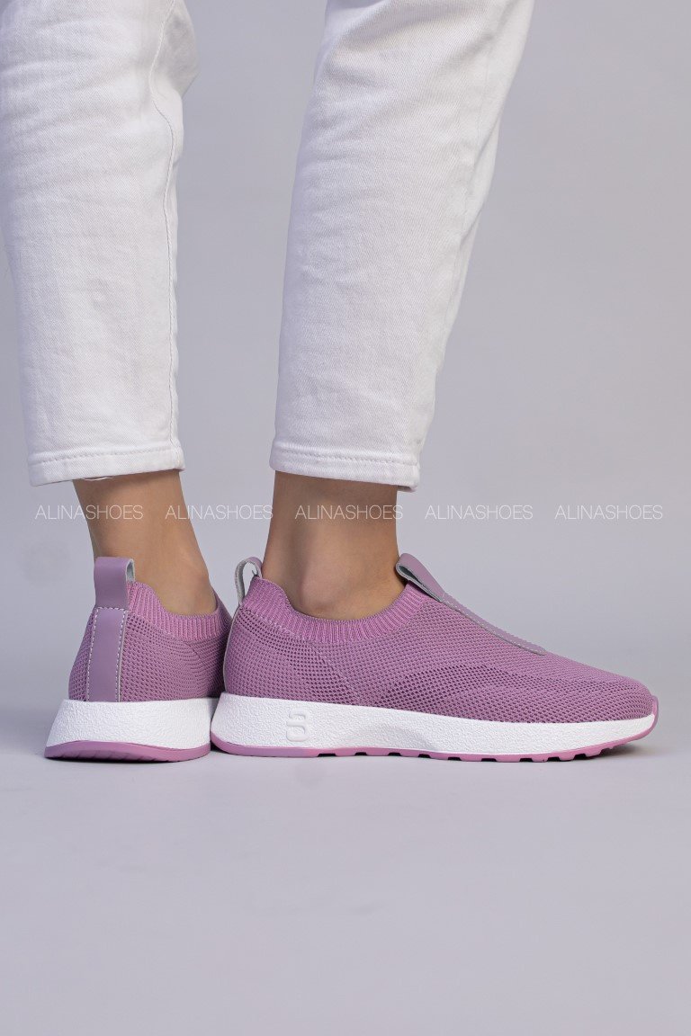 Слипоны alinashoes purple 36 купить,NaN