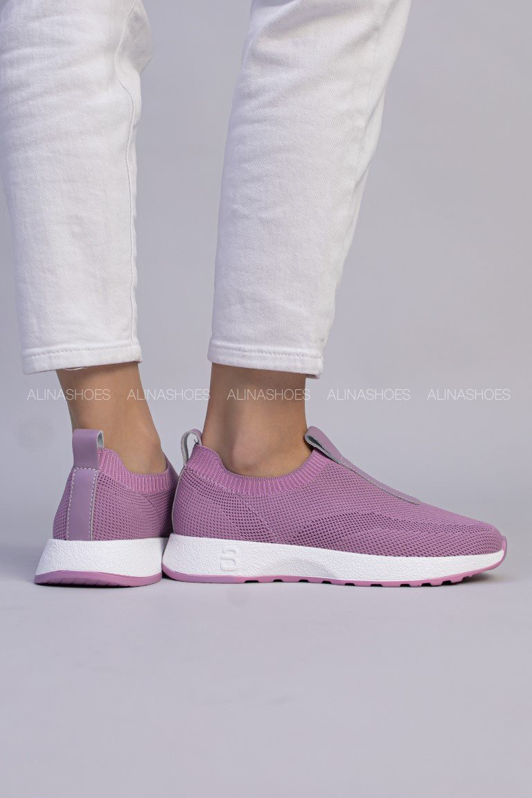 Слипоны alinashoes purple 36 купить,NaN