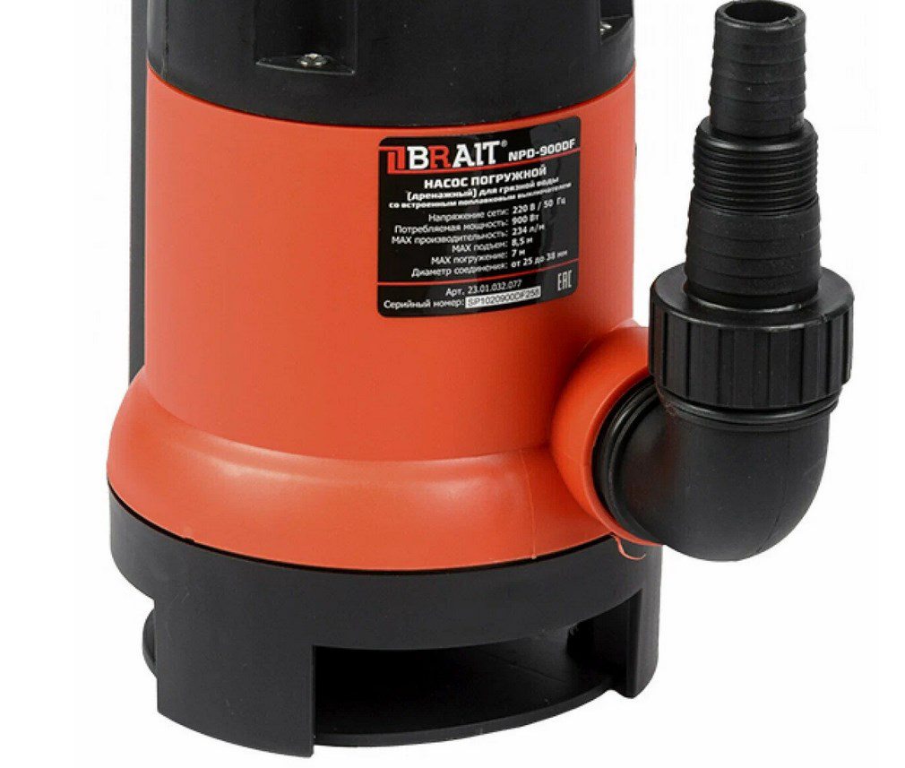 Насос дренажный Brait ND-900DF 