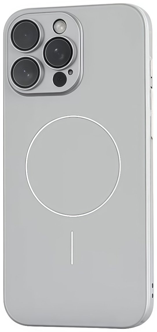 Чехол для Apple iPhone 15 Pro Max серебристый купить,NaN