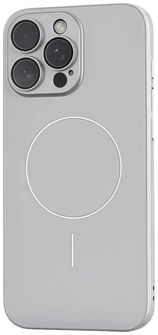 Чехол для Apple iPhone 15 Pro Max серебристый купить,NaN