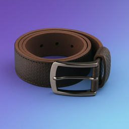 Ремень ZAF Змея 00302 120 см коричневый
