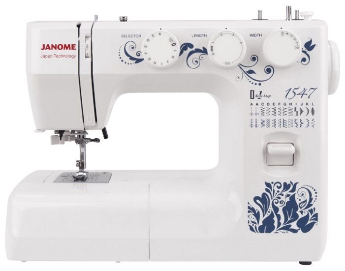 Швейная машина Janome 1547 белая