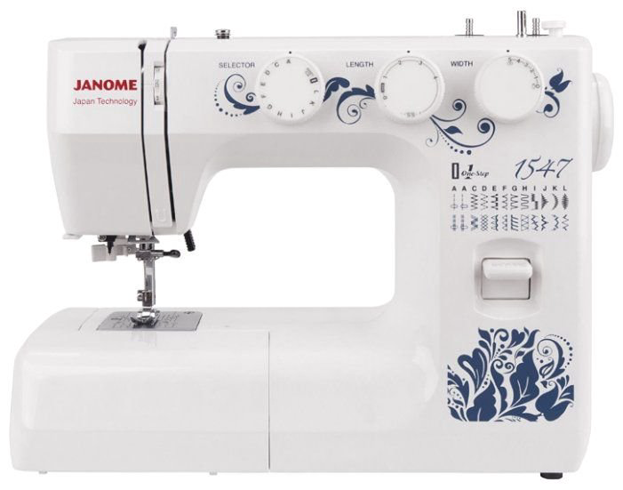 Швейная машина Janome 1547 белая купить,NaN