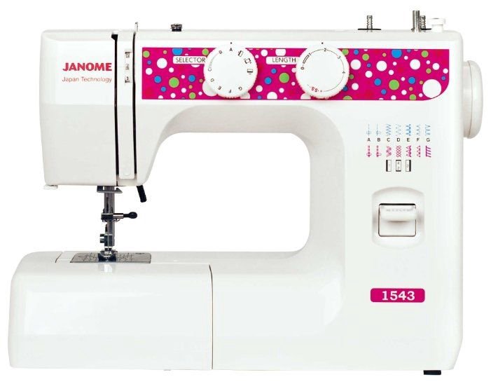Швейная машина Janome 1543 белая
