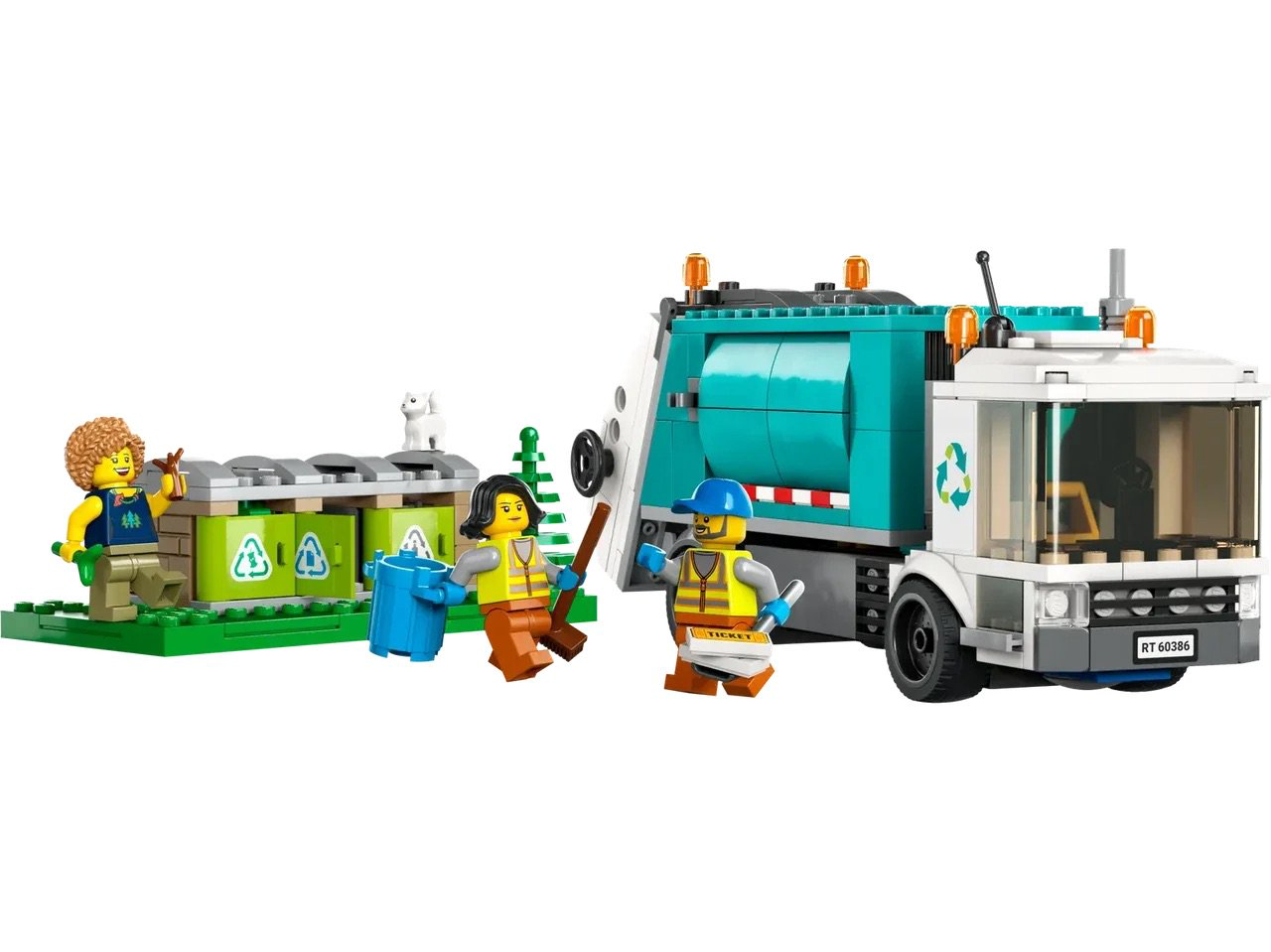Конструктор Lego City Утилизационный грузовик 60386 261 деталь купить,22490