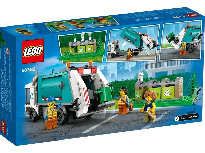 Конструктор Lego City Утилизационный грузовик 60386 261 деталь купить,22490