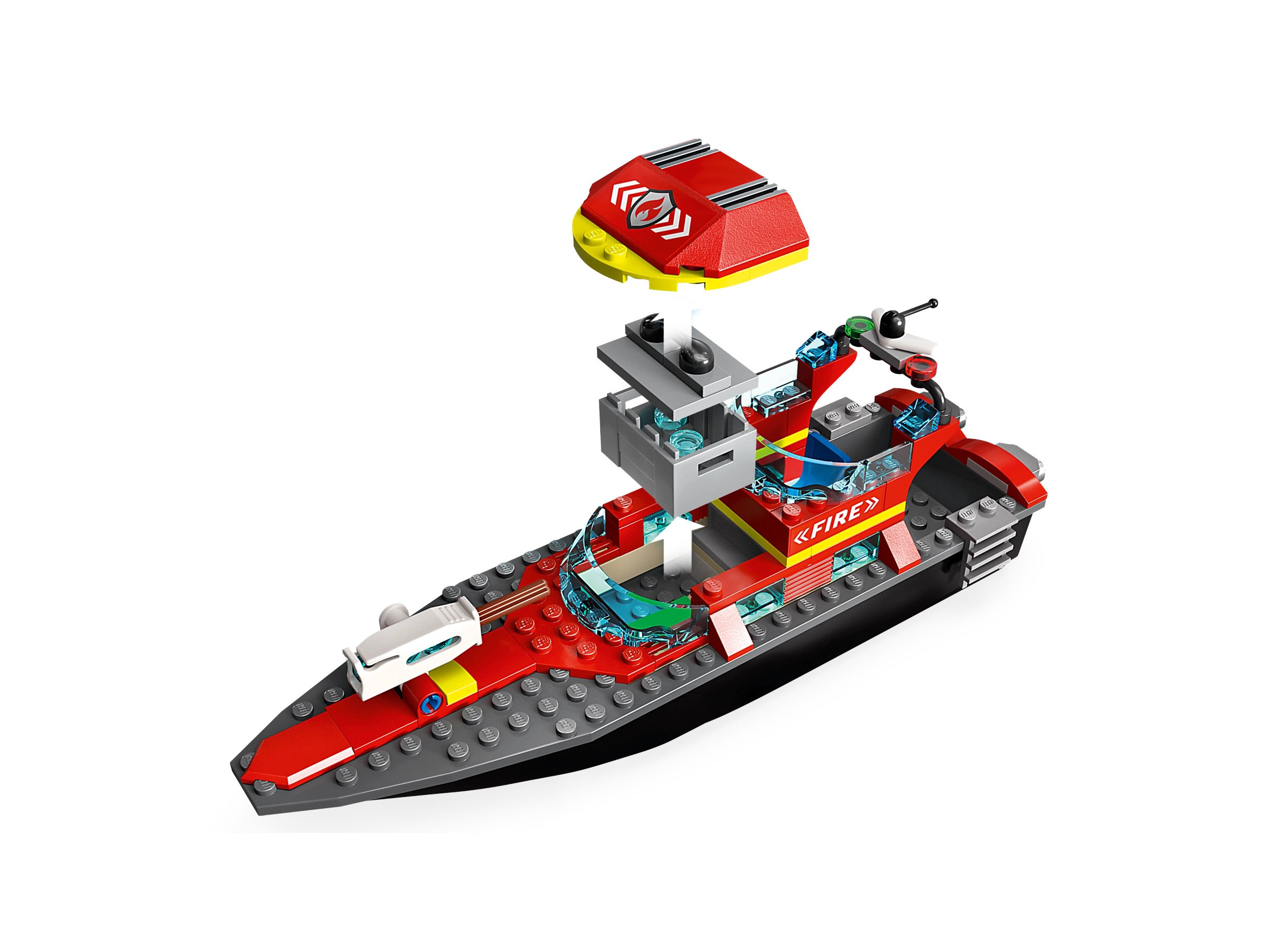 Конструктор Lego City Пожарно-спасательная лодка 60373 144 деталей купить,NaN