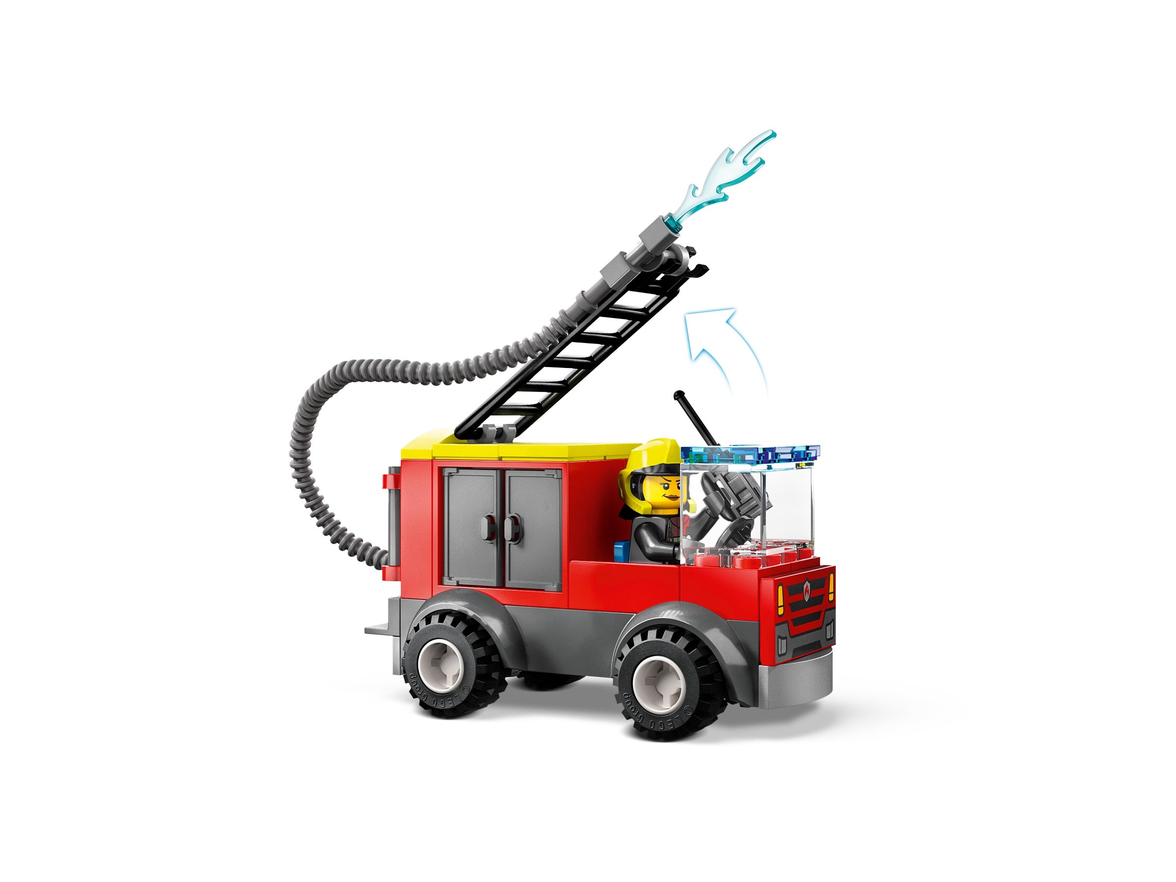 Конструктор Lego City Пожарная часть и пожарная машина 60375 153 детали купить,0