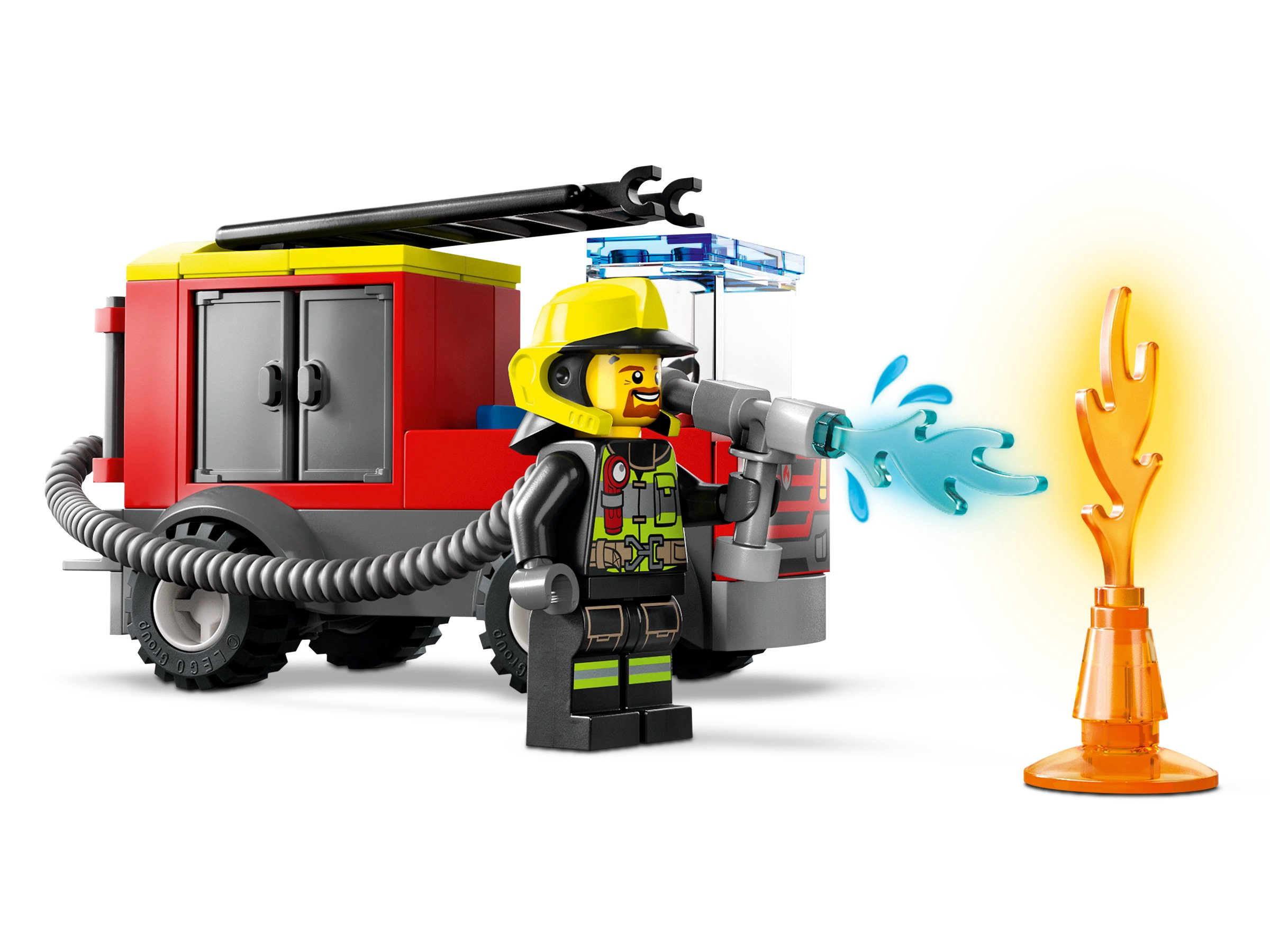 Конструктор Lego City Пожарная часть и пожарная машина 60375 153 детали купить,NaN