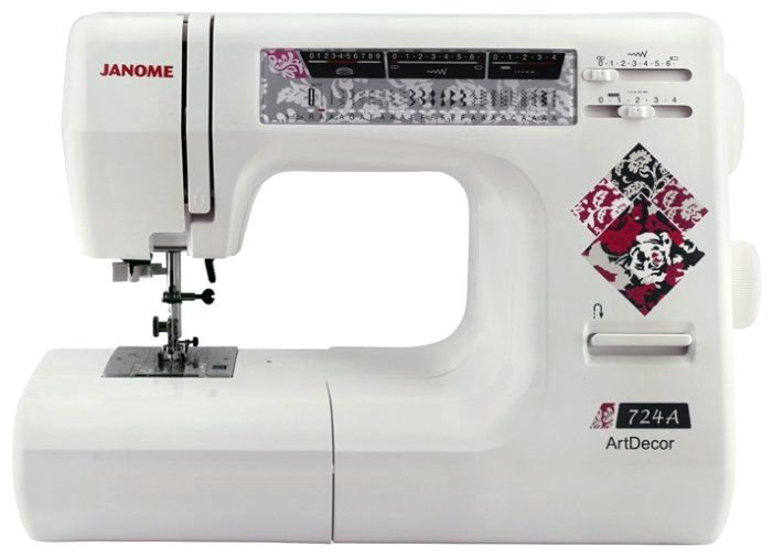 Швейная машина Janome ArtDecor 724А белая купить,NaN