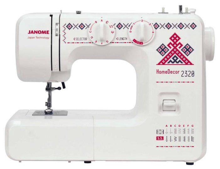 Швейная машина Janome HomeDecor 2320 белая купить,NaN