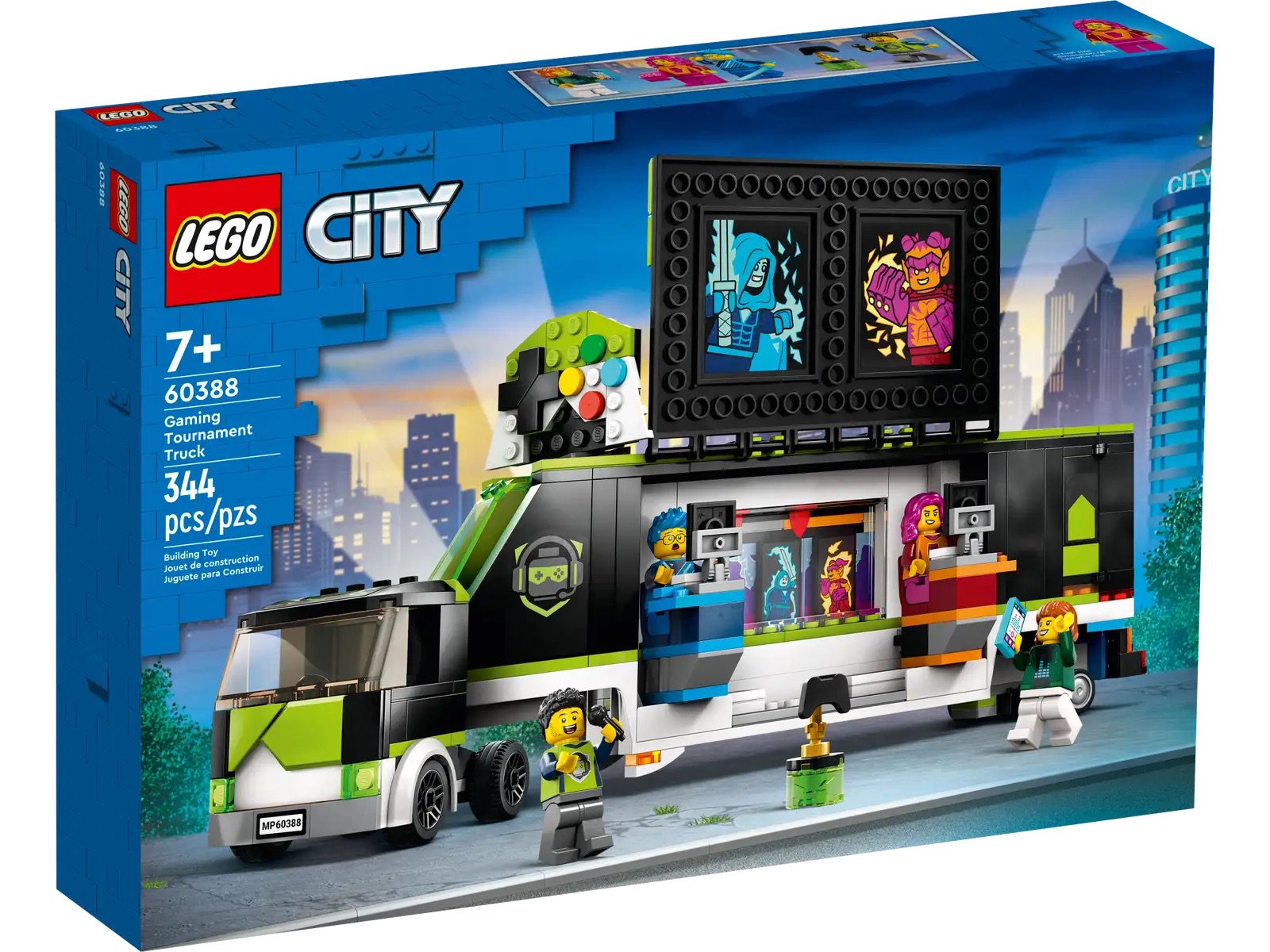 Конструктор Lego City Игровой турнирный грузовик 60388 344 детали