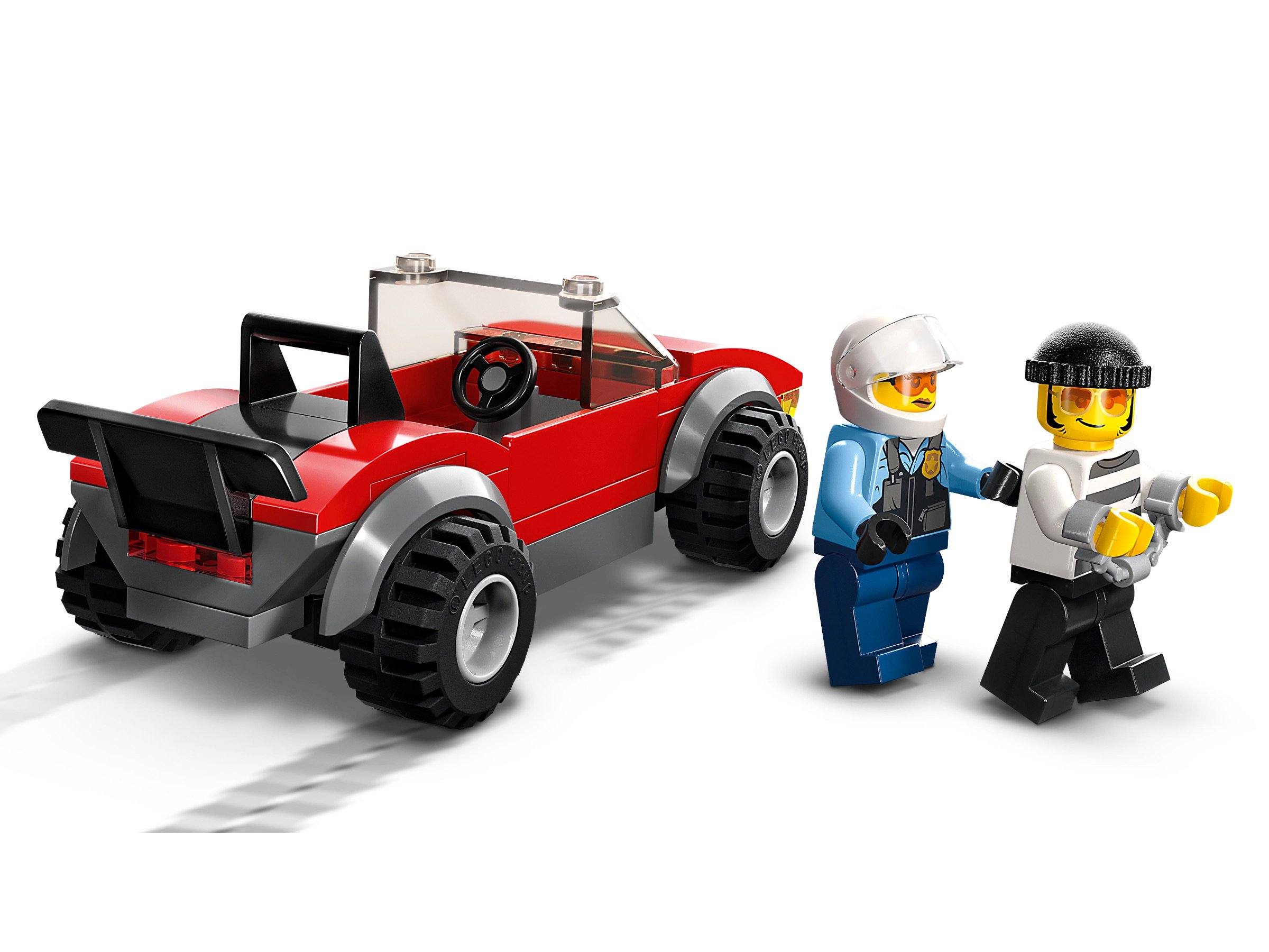 Конструктор Lego City Полицейская погоня на мотоцикле 60392 59 деталей купить,0
