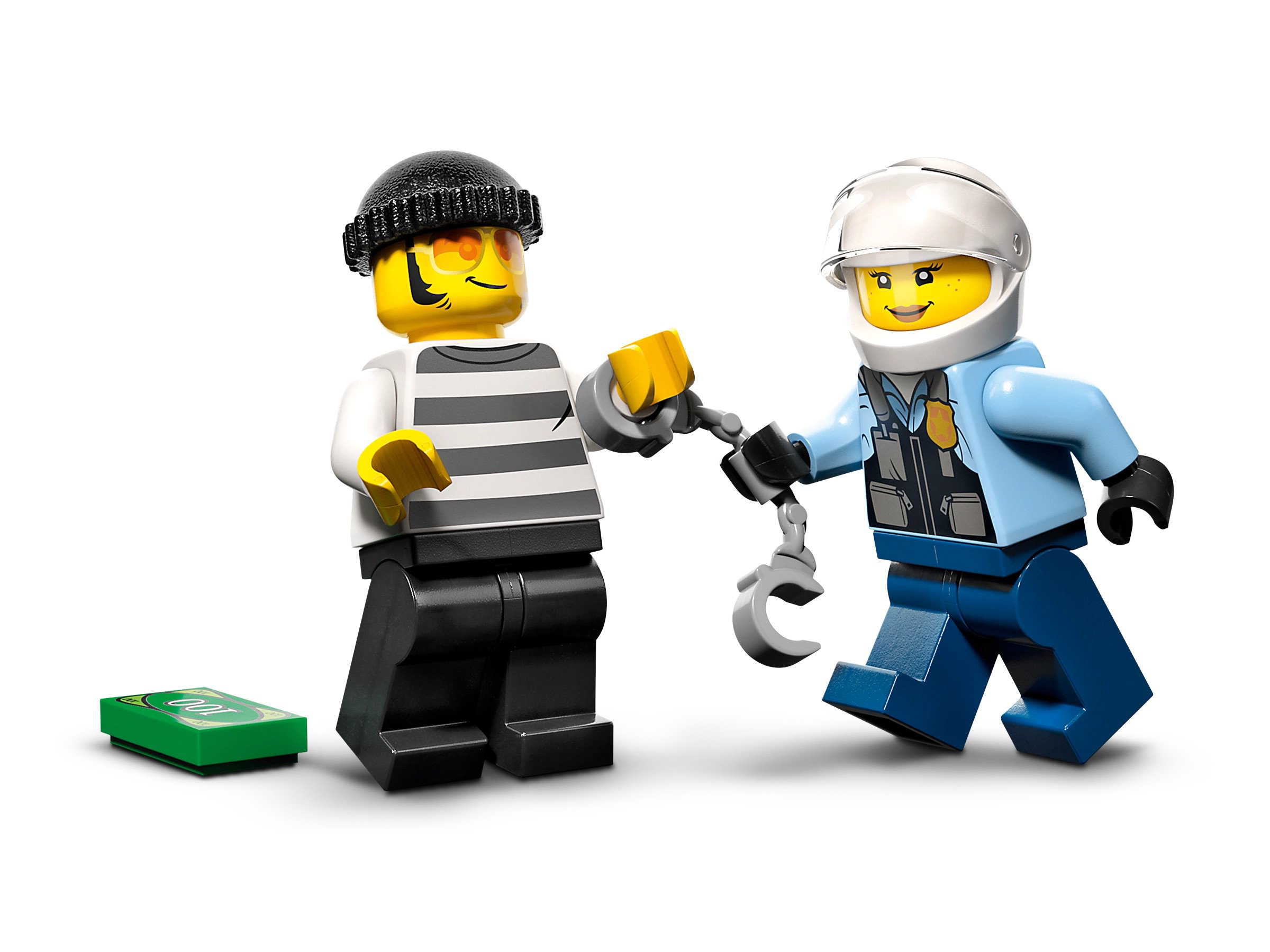 Конструктор Lego City Полицейская погоня на мотоцикле 60392 59 деталей купить,NaN