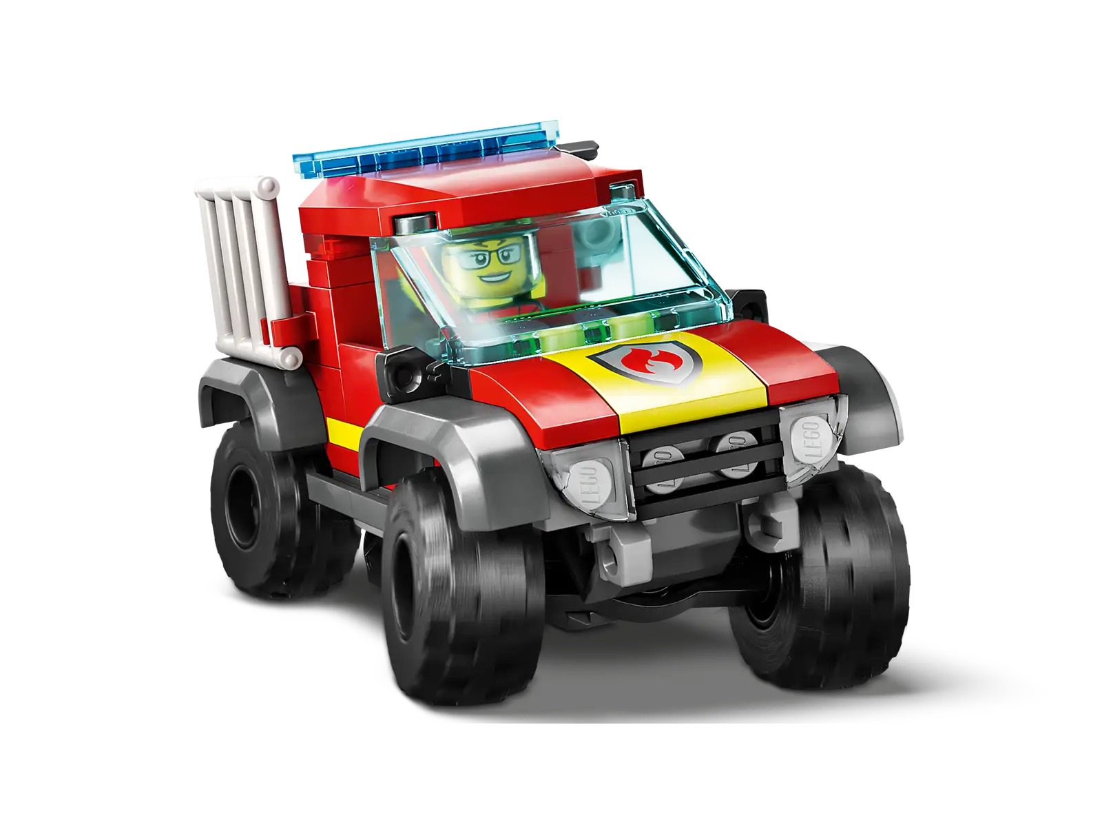 Конструктор Lego City Спасательная пожарная машина 4x4 60393 97 деталей