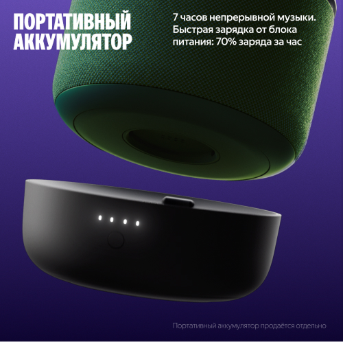 Умная колонка Яндекс Мини 3 Про YNDX-00059GRN Зеленый купить,64990