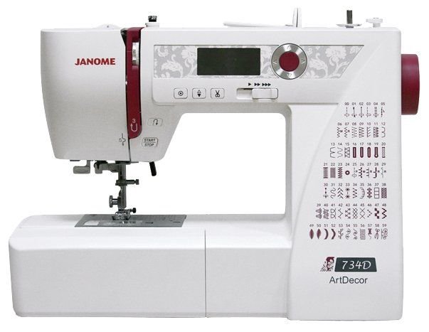 Швейная машина Janome ArtDecor 734D белая