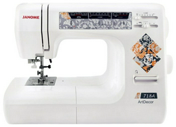 Швейная машина Janome ArtDecor 718А белая