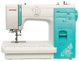 Швейная машина Janome HomeDecor 1019 голубая