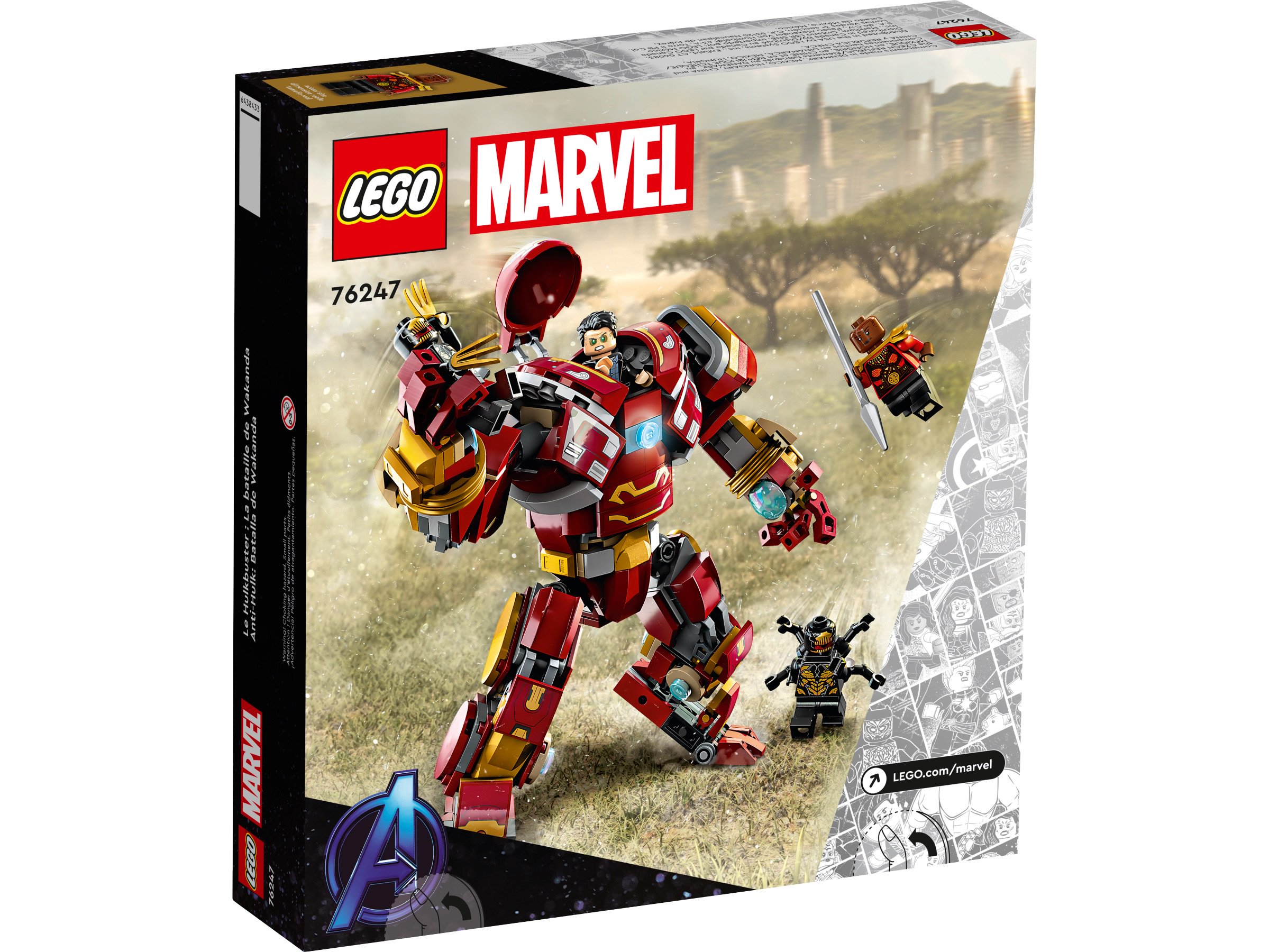 Конструктор Lego Super Heroes Халкбастер: Битва за Ваканду 76247 385 деталей