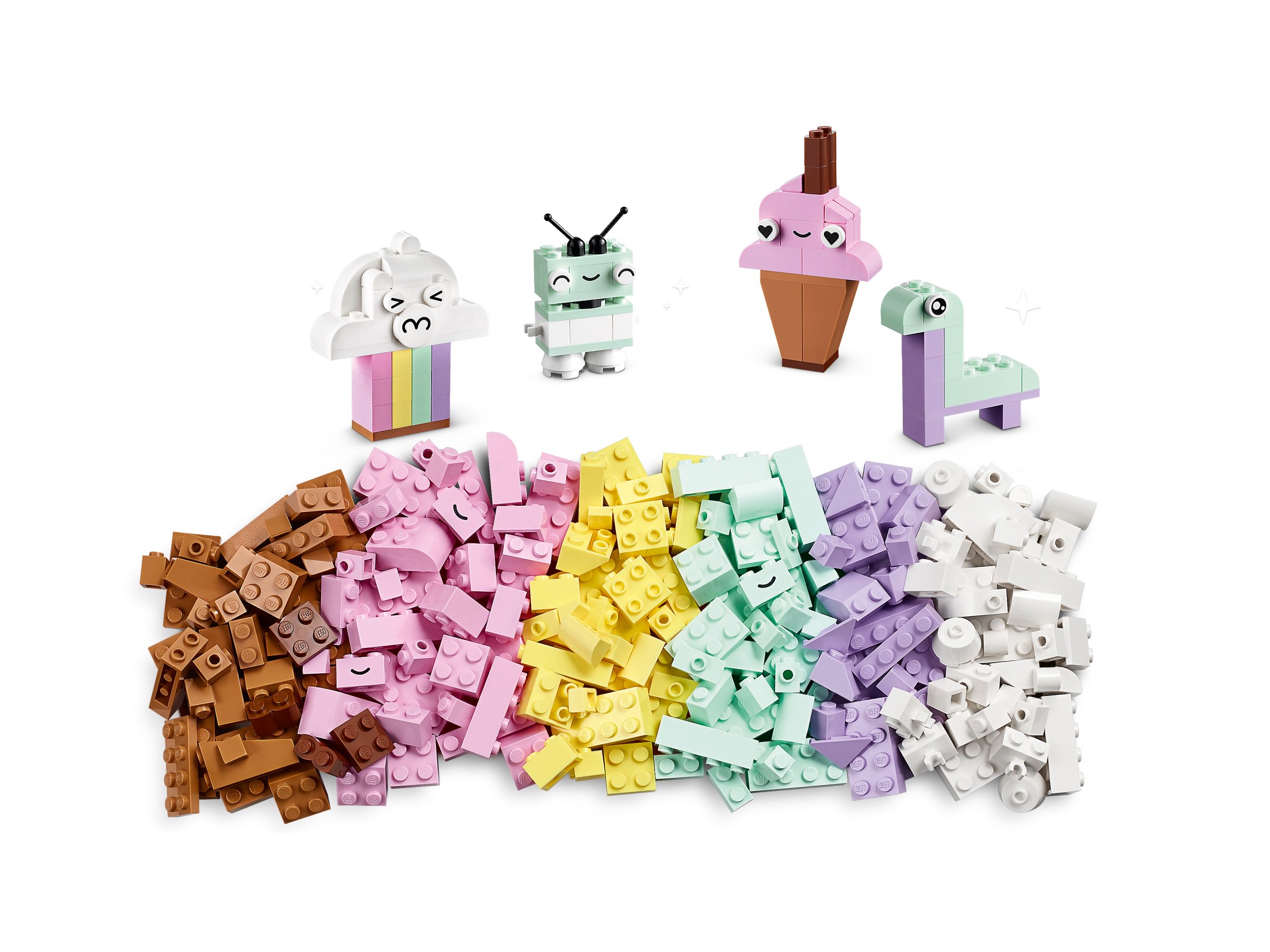 Конструктор Lego Classic Креативное веселье в пастельных тонах 11028 333 детали - ForteMarket Конструктор Lego Classic Креативное веселье в пастельных тонах 11028 333 детали купить,0