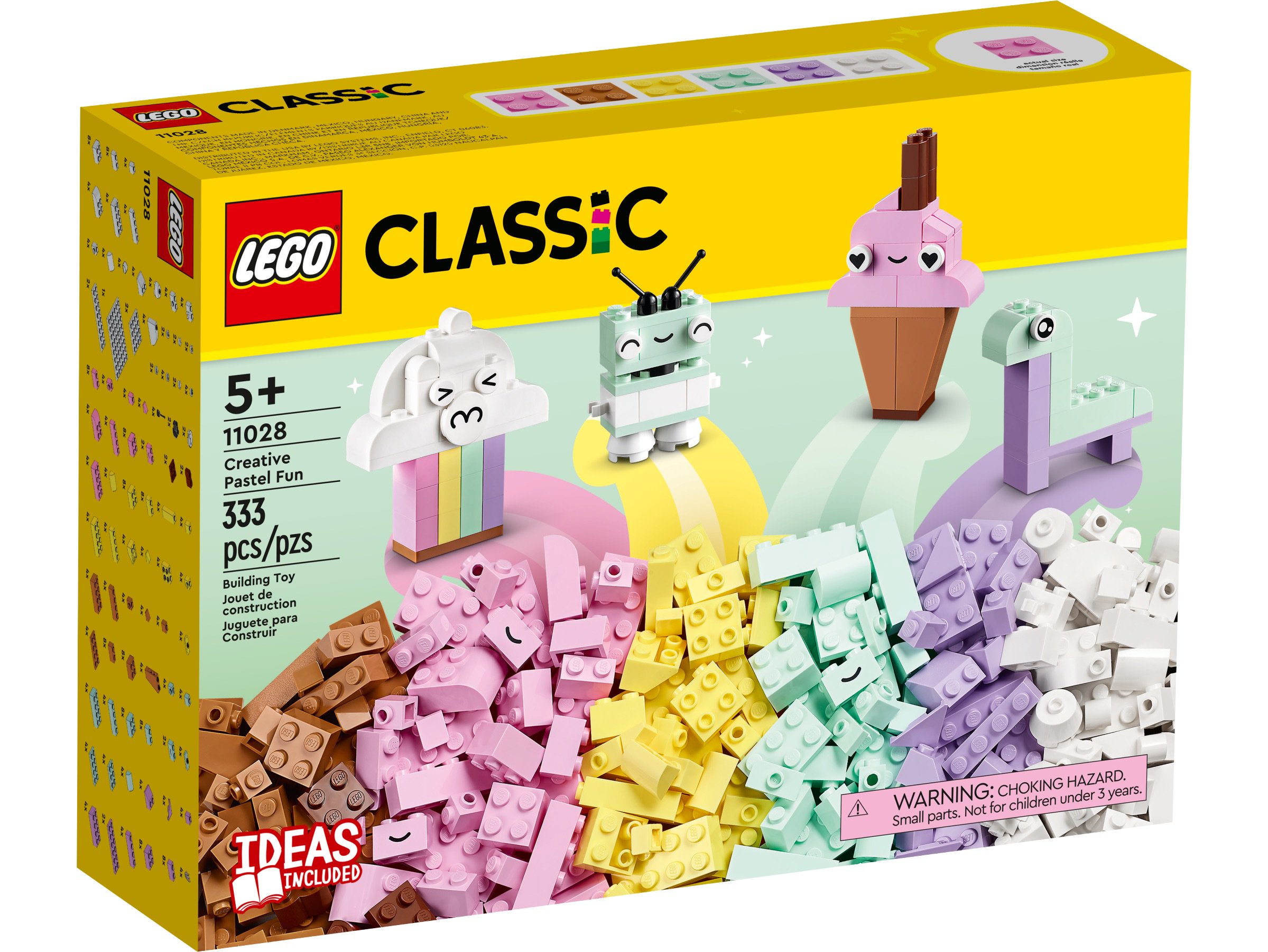 Конструктор Lego Classic Креативное веселье в пастельных тонах 11028 333 детали - ForteMarket Конструктор Lego Classic Креативное веселье в пастельных тонах 11028 333 детали купить,0