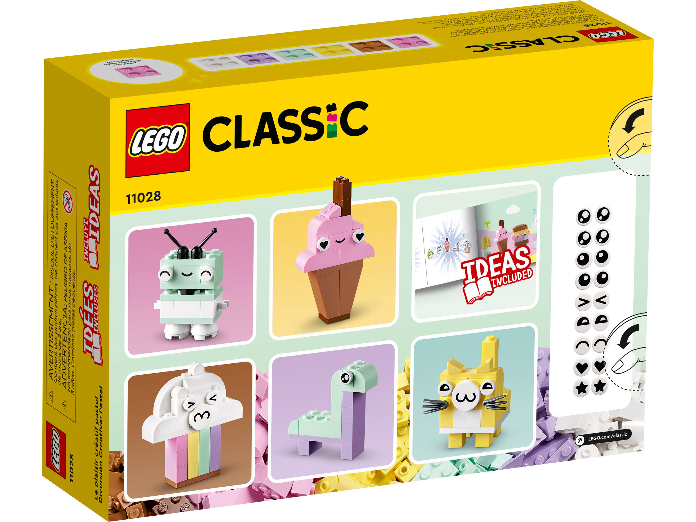 Конструктор Lego Classic Креативное веселье в пастельных тонах 11028 333 детали купить,15990