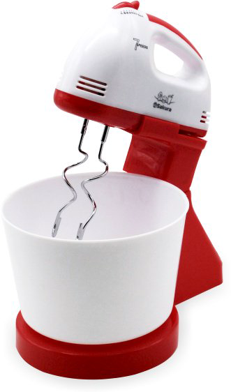 Миксер Sakura SA-6313CR бело-красный купить,NaN
