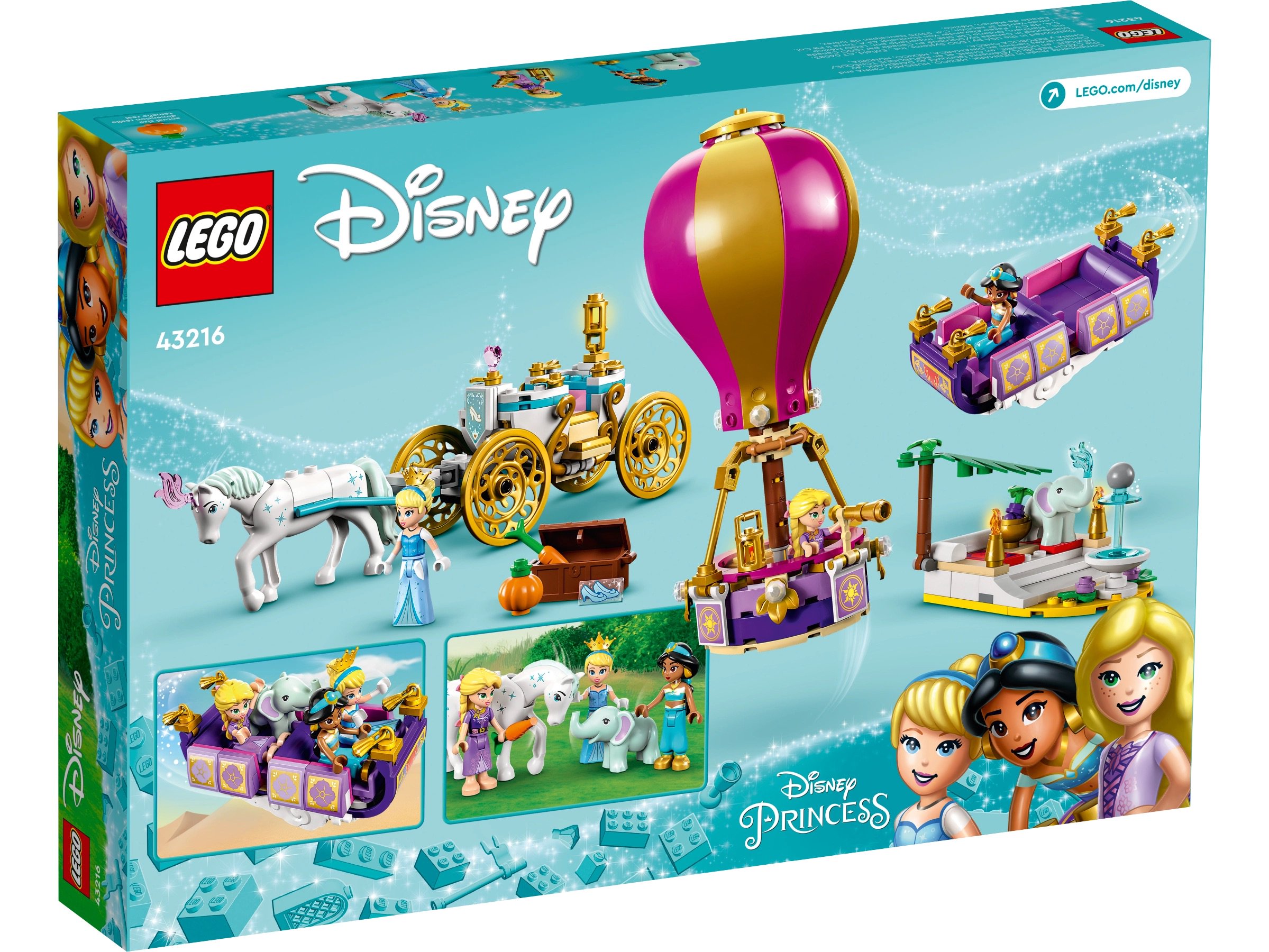Конструктор Lego Disney Princess Зачарованное путешествие принцессы 43216 320 деталей