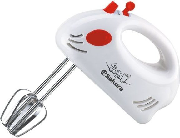 Миксер Sakura SA-6307R бело-красный купить,NaN