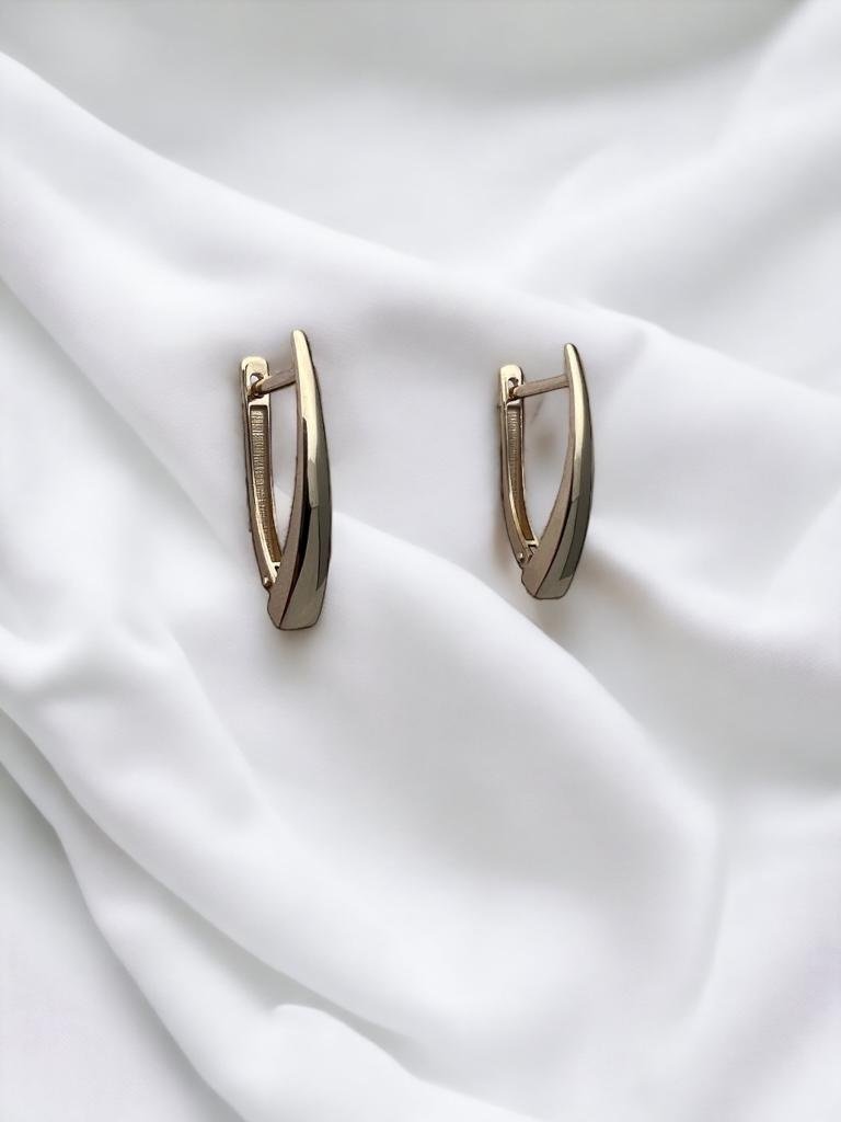 Серьги Iris 111755-678 вес 2.1 г золото, без вставок купить,NaN