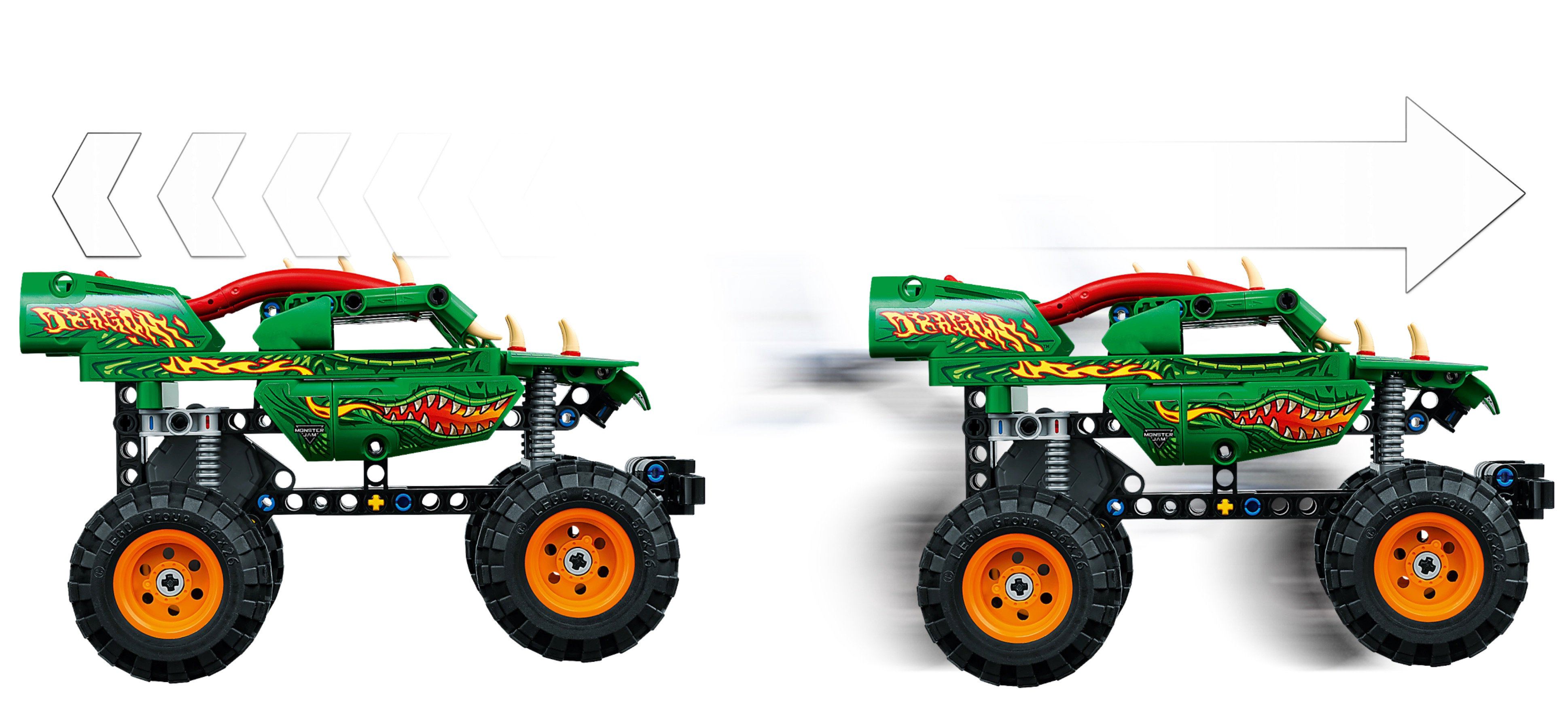 Конструктор Lego Monster Jam Дракон Technic 42149 217 деталей купить,NaN