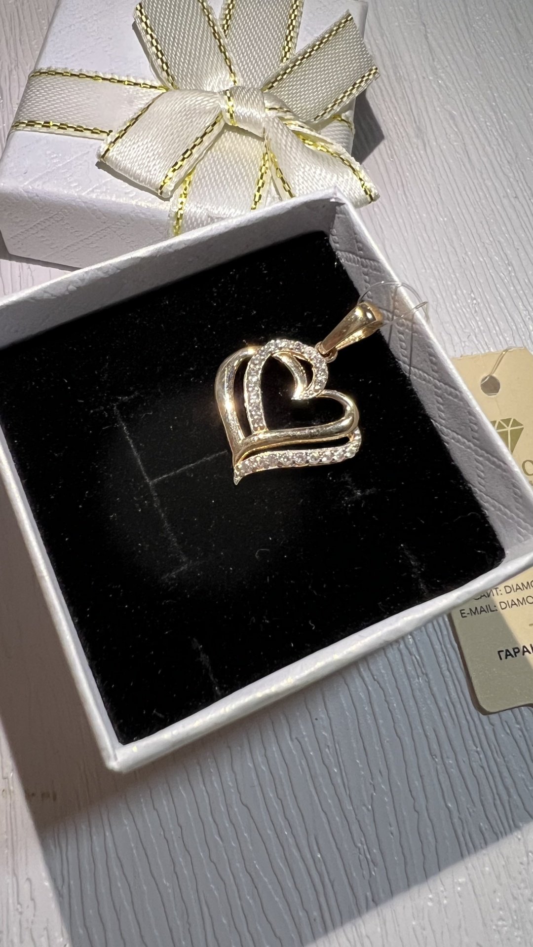 Подвеска Guliko Gold 554752 вес 1.41 г золото, без вставок купить,NaN