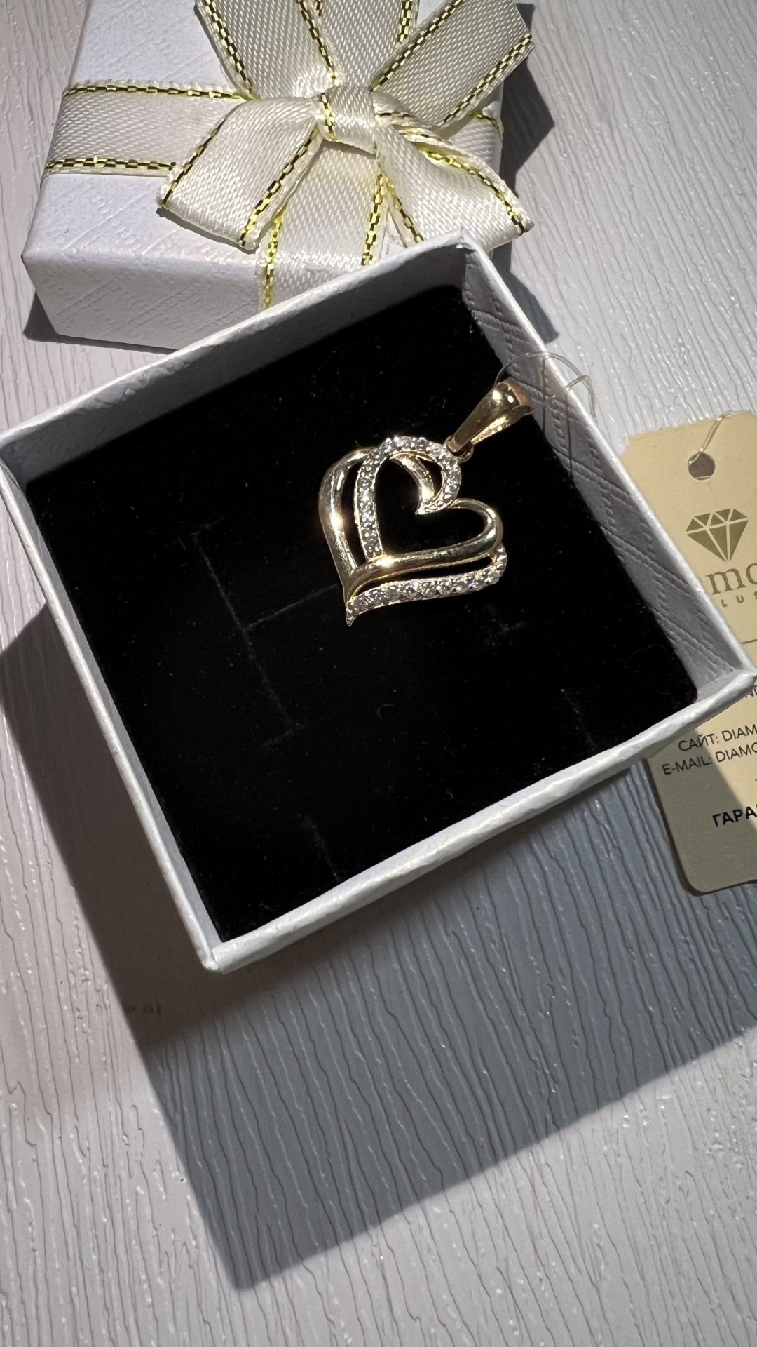 Подвеска Guliko Gold 554752 вес 1.41 г золото, без вставок купить,NaN